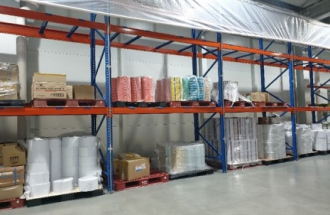 Warehouse for sub-materials